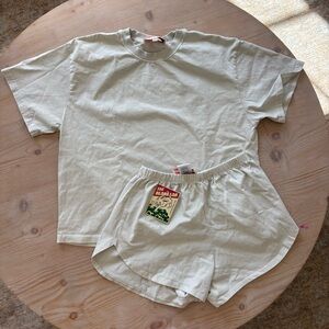 The Blank Lab matching shirt and short set - NWT